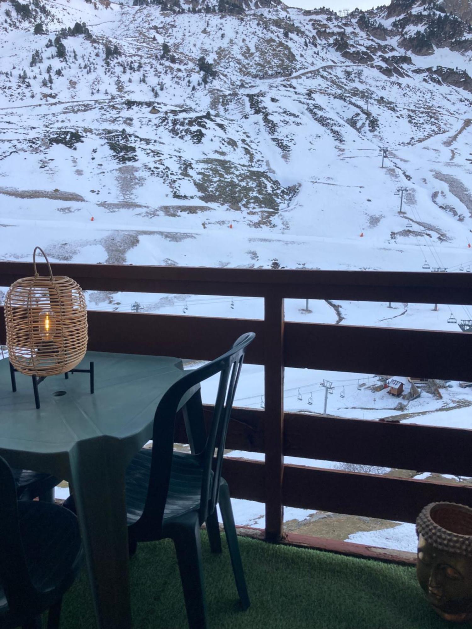 Apartament Berger Des Pyrenees Pied De Pistes Avec Terrasse La Mongie Zewnętrze zdjęcie